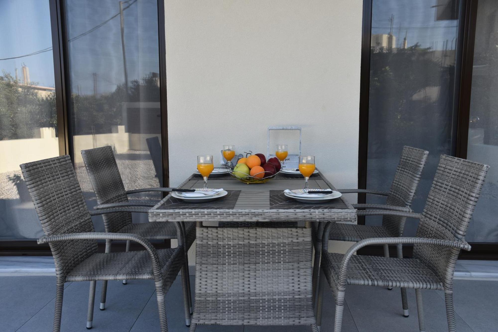 Pirgos Deluxe Apartment - Private Parking Кісамос Екстер'єр фото
