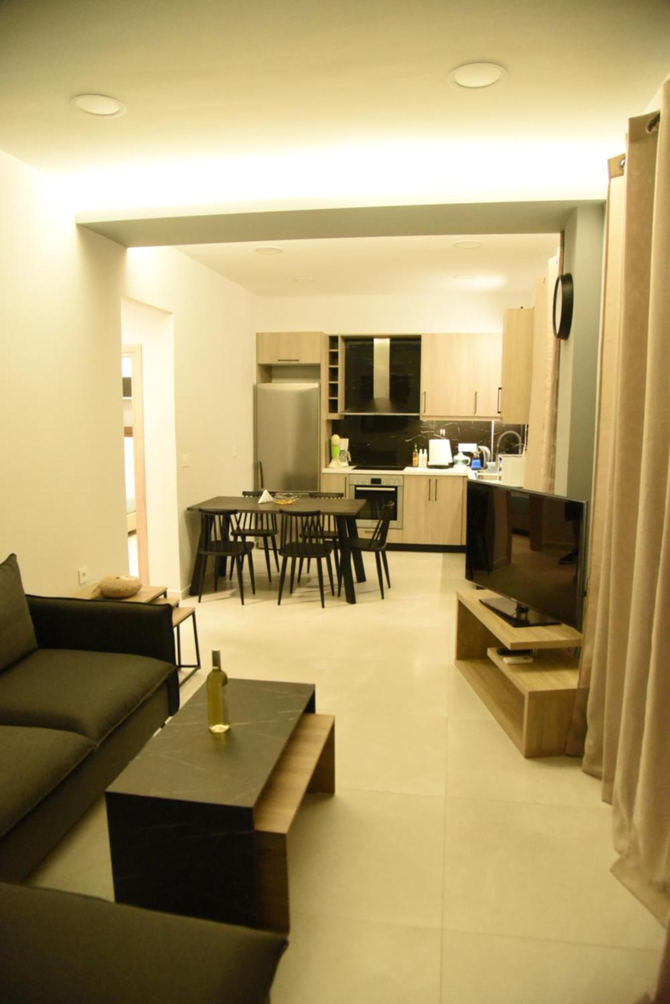 Pirgos Deluxe Apartment - Private Parking Кісамос Екстер'єр фото